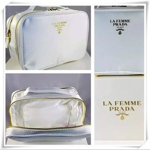 Authentic La Femme PRADA Milano-Vanity Case